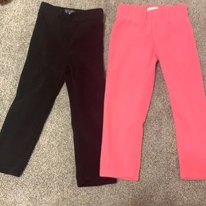 Two pairs Children place sweats size 4T